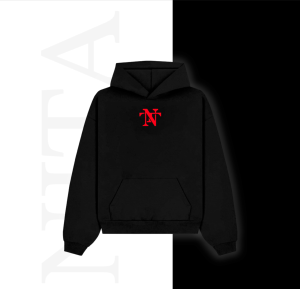 Hoodie Negro "Niita " - Tu estilo tu marca